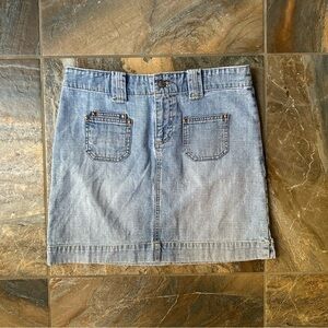Old Navy Vintage Denim Skirt Women's Size 8 Blue Mini Skirt
